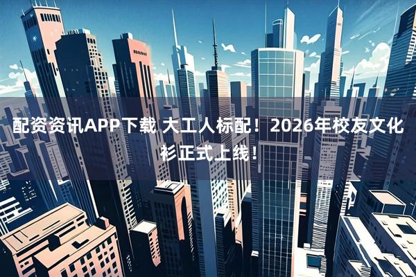配资资讯APP下载 大工人标配！2026年校友文化衫正式上线！